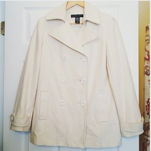 Elegant Ivory Peacoat